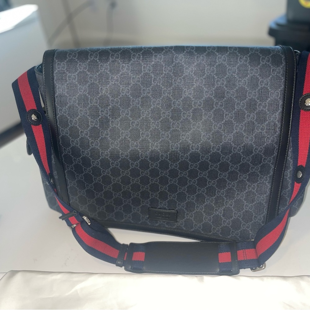 GG Supreme diaper bag